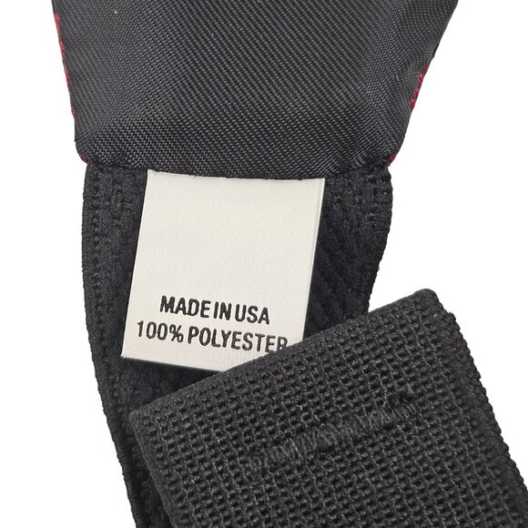 Mel Howard Cummerbund Mens Red Black Polka Dots Adjustable Strap One Size - Picture 8 of 9